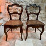 Paire chaises Louis Philippe