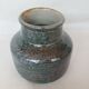 Ceramic ball vase signed Jean Pierre Gasnier dit Pierg Blue green pink