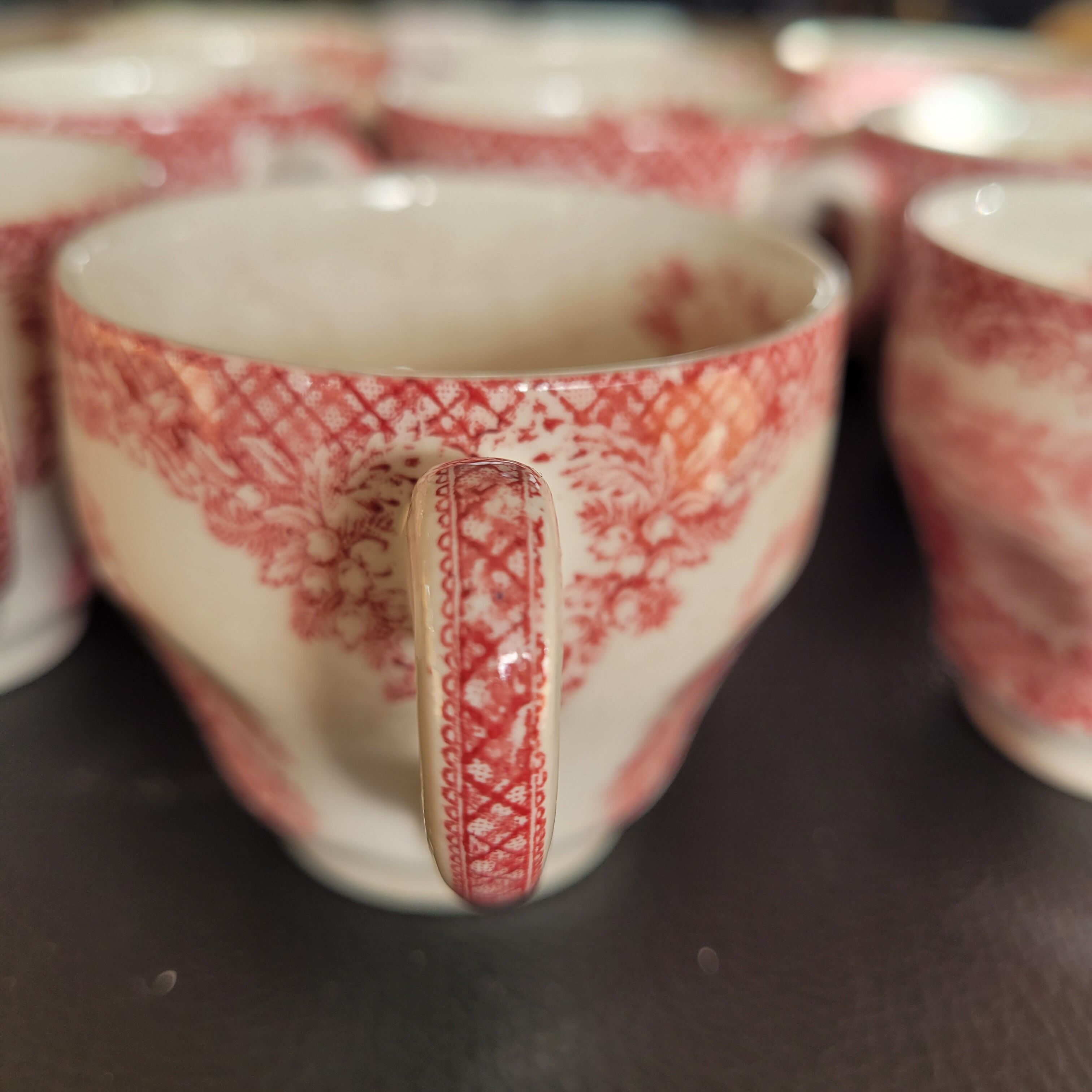 English porcelain coffee set 22 pieces