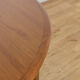 Mid-century round teak extendable dining table from Skovmand & Andersen, Denmark, 1960s