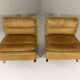 Special lounge chairs chrome & leather 1960’s