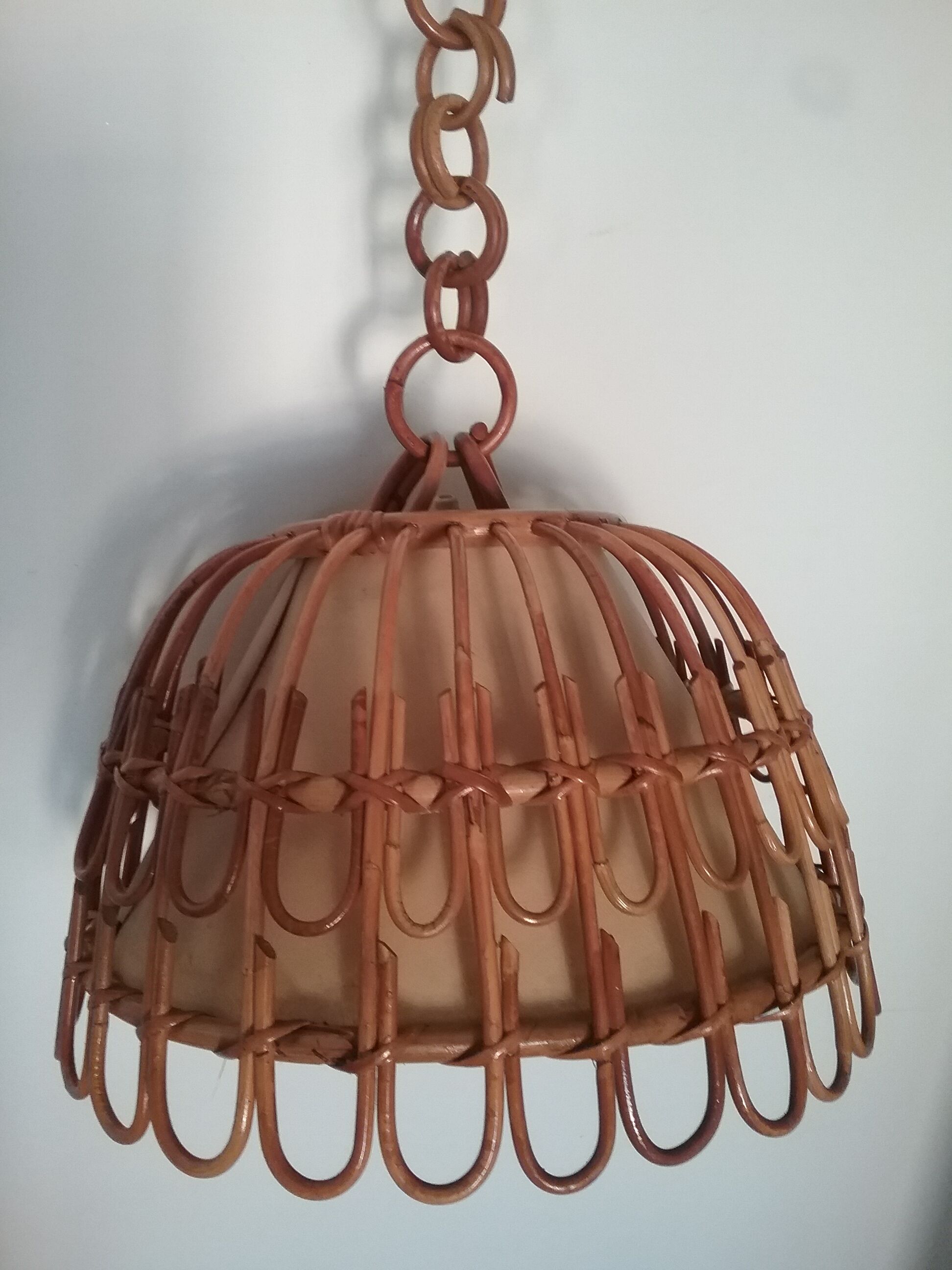 Vintage rattan hanging