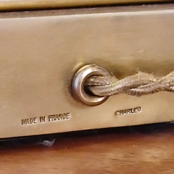 ée Charles Made in France signée,  modèle œuf en marbre des années 70's.