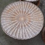 Living room 5 pieces vintage rattan