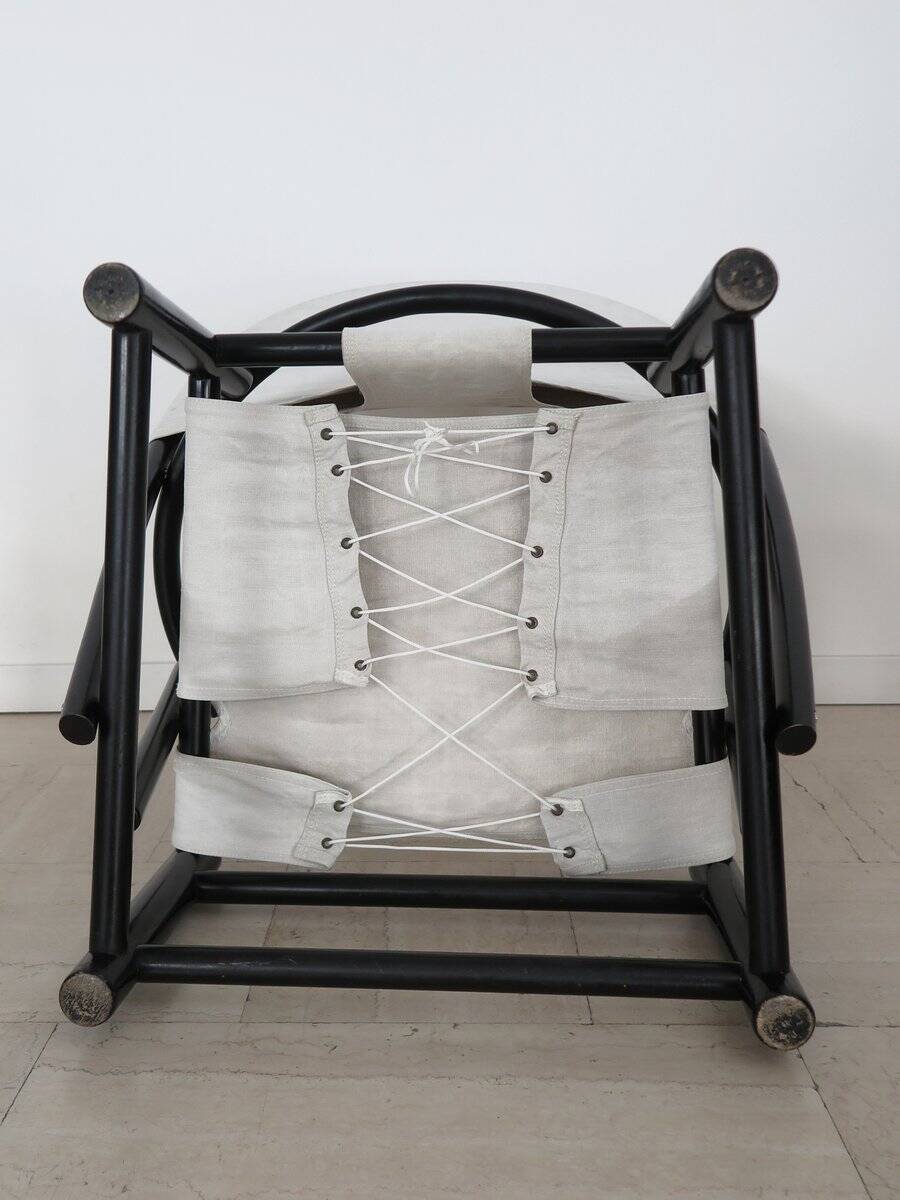 G23 Hoop Armchair attributed to Piero Palange and Werther Toffoloni for Germa, Italy, 1970s