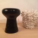 Vase moderniste céramique noir