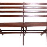 Banc pliant en teck birman