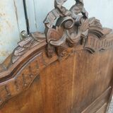 solid oak headboard