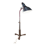 lampadaire 1940  rarestyle projecteur pieds sur roulettes  alu masif    180x110x70