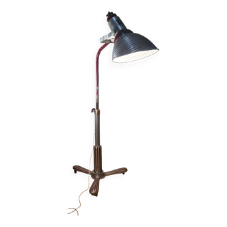 1940 rare style floor lamp projector feet on casters solid aluminum 180x110x70
