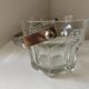 Vintage Italian crystal and silver metal ice bucket