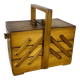 60s wood worker, sewing box