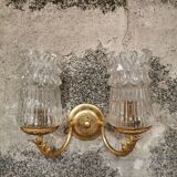 Sconce Art Deco gold metal