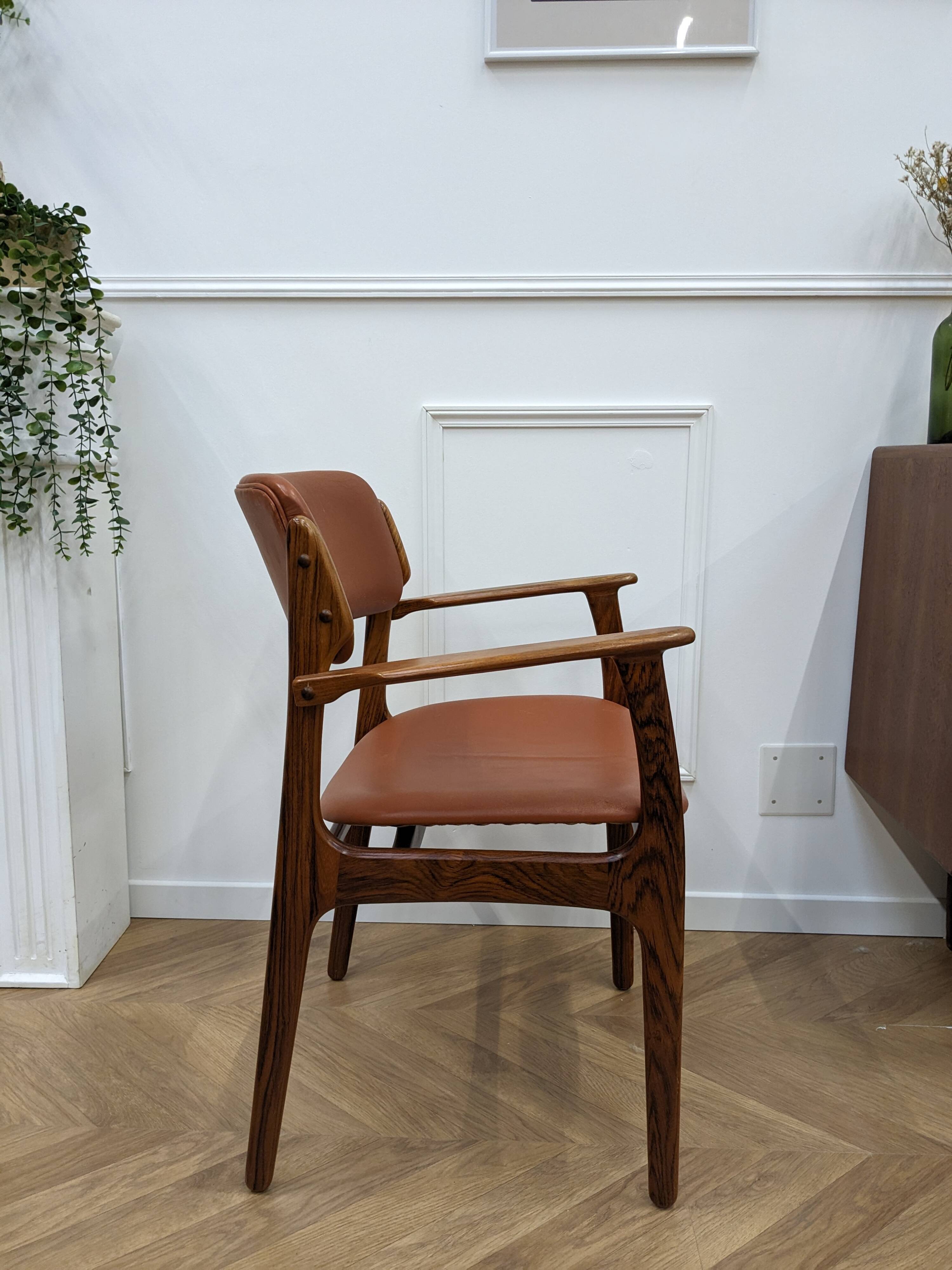 Retro armchair by Erik Buch