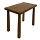 Vintage Set of 3 brutalist oak side or nesting tables 1970s