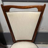 Set of 4 vintage one-piece chairs