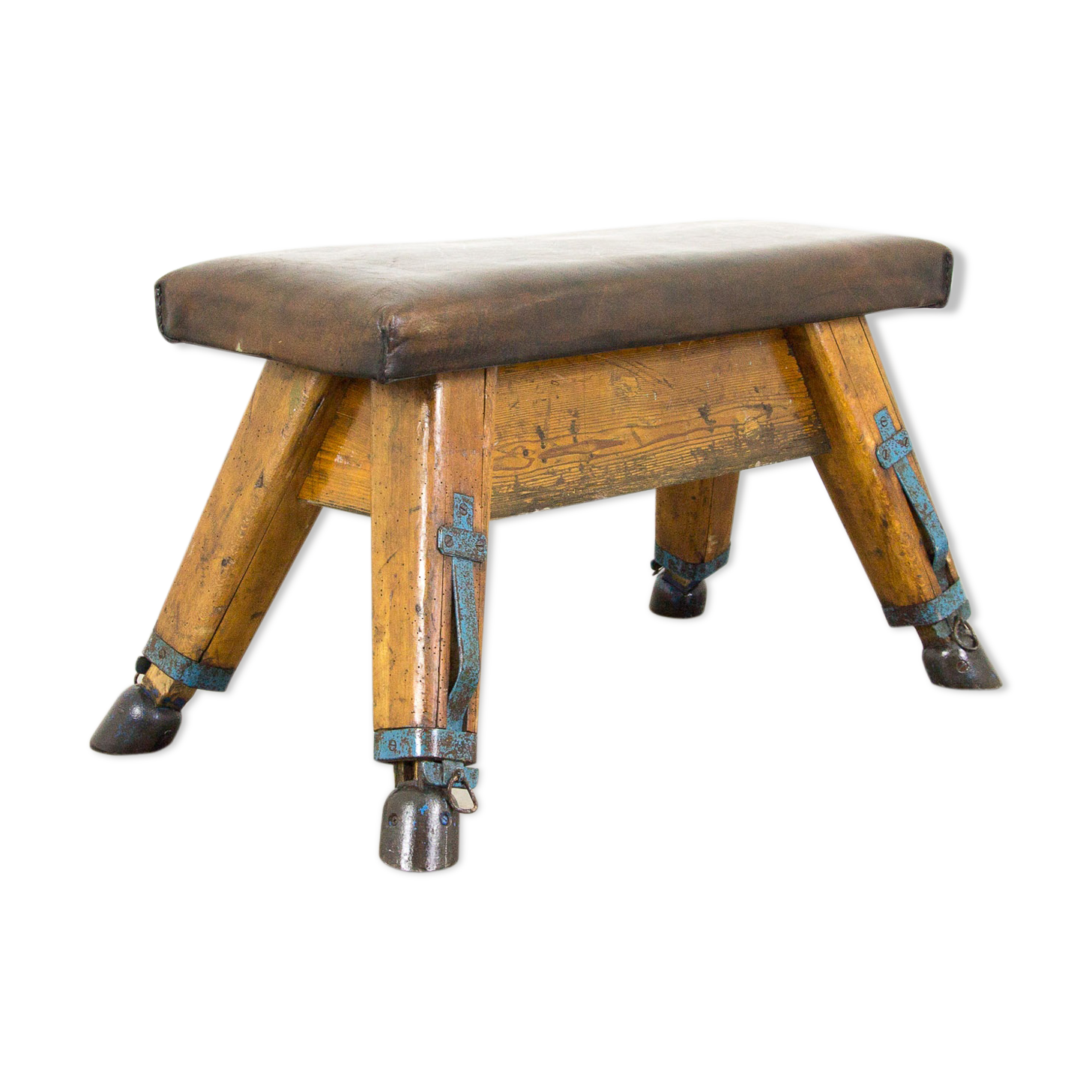 Gymnastics bench leather