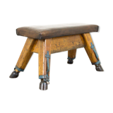Gymnastics bench leather