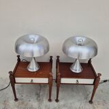 Pair of vintage 1970s Scandinavian style bedside tables
