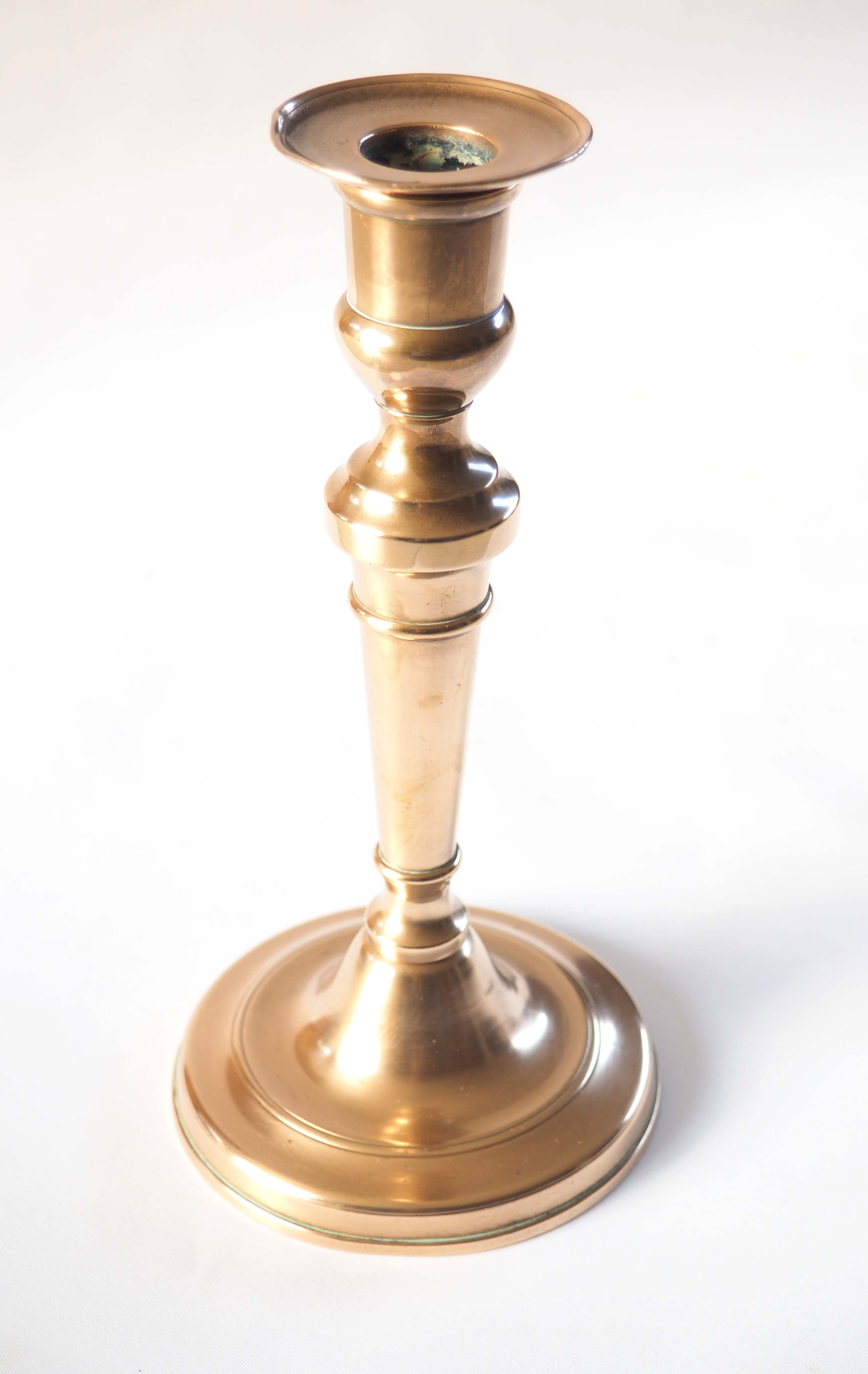 Copper brass candle holder