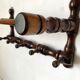 Vintage wall coat rack