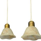 Plafonniers danois, abat-jour en onyx