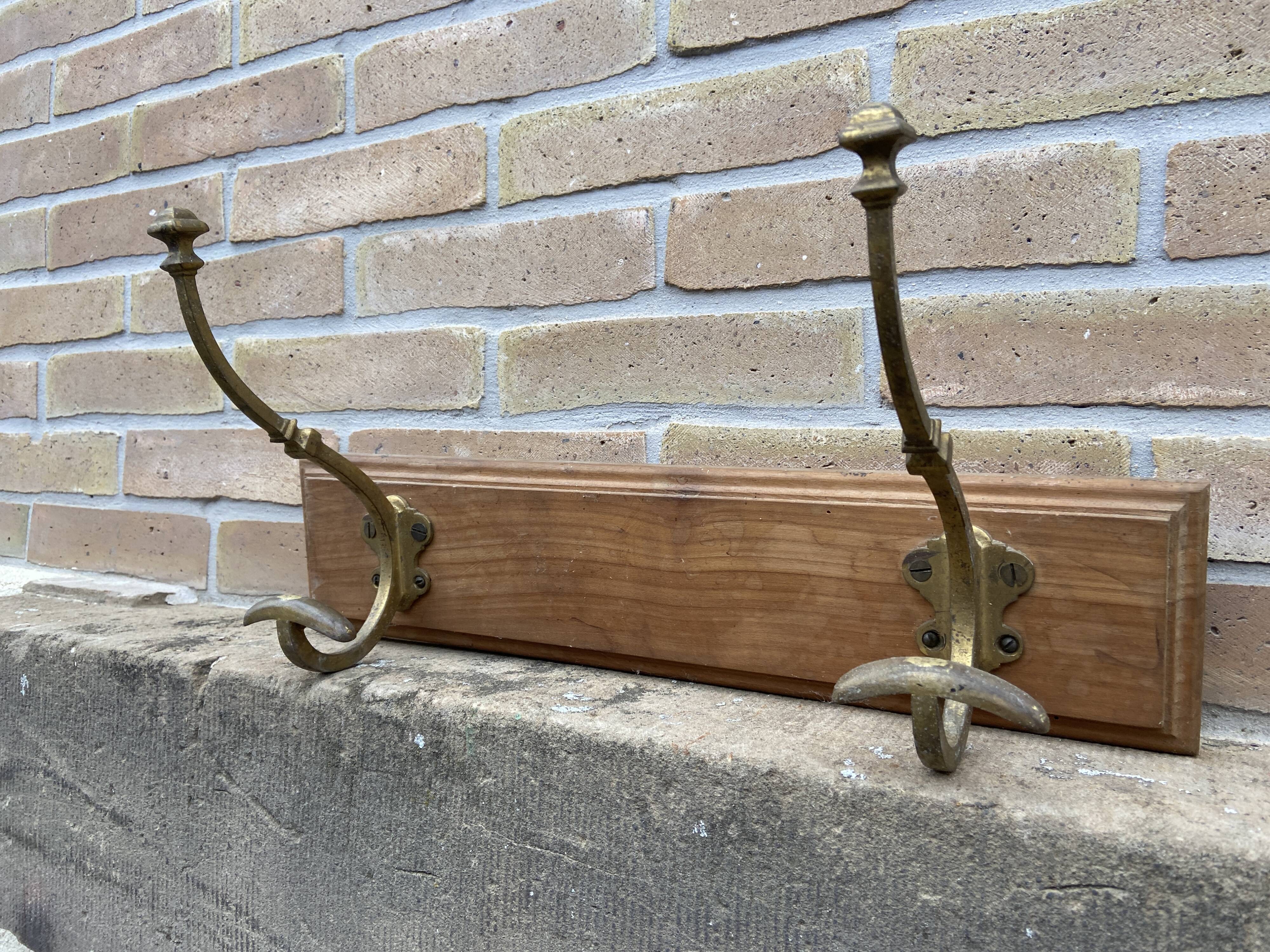 Wall coat rack vintage administrative hooks workshop