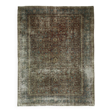 Turkish Anatolian Handmade Vintage Area Rug 337 cm x 264 cm