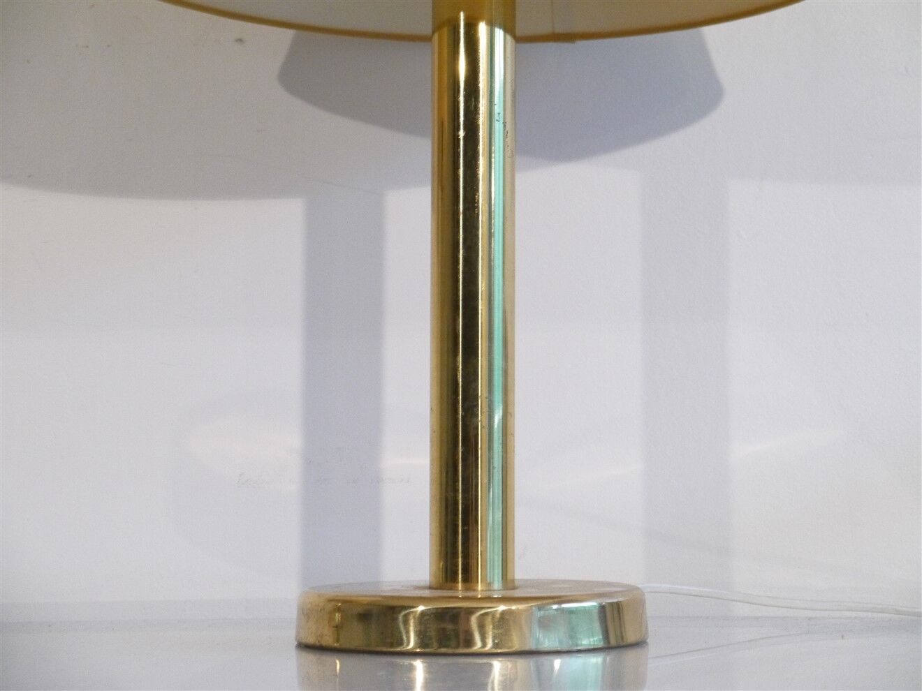 Paire de lampes vontage scandinaves en laiton 1970
