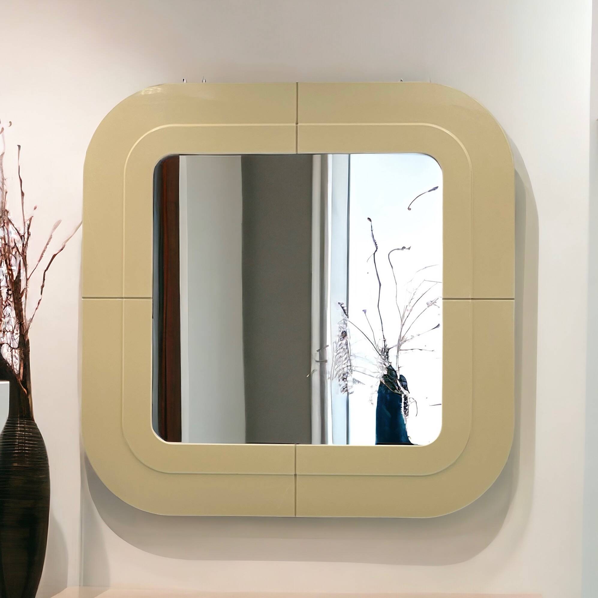 Kartell 60s Square Mirror by Anna Castelli Ferrieri