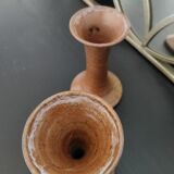 Pair of candle holders