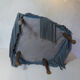 Fauteuil crapaud velours bleu