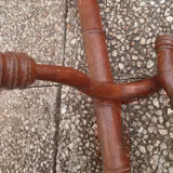 Old wooden pads