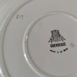 Large vintage gien chevreuse model dish