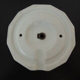 Ceramic neck globe ceiling light