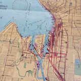 Old map Seattle United States