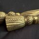 Pair of gilded bronze wall sconces in the Louis XVI style. 20th century.