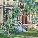 Vintage watercolor