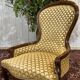 Napoleon III armchair from the 19th century in walnut.
