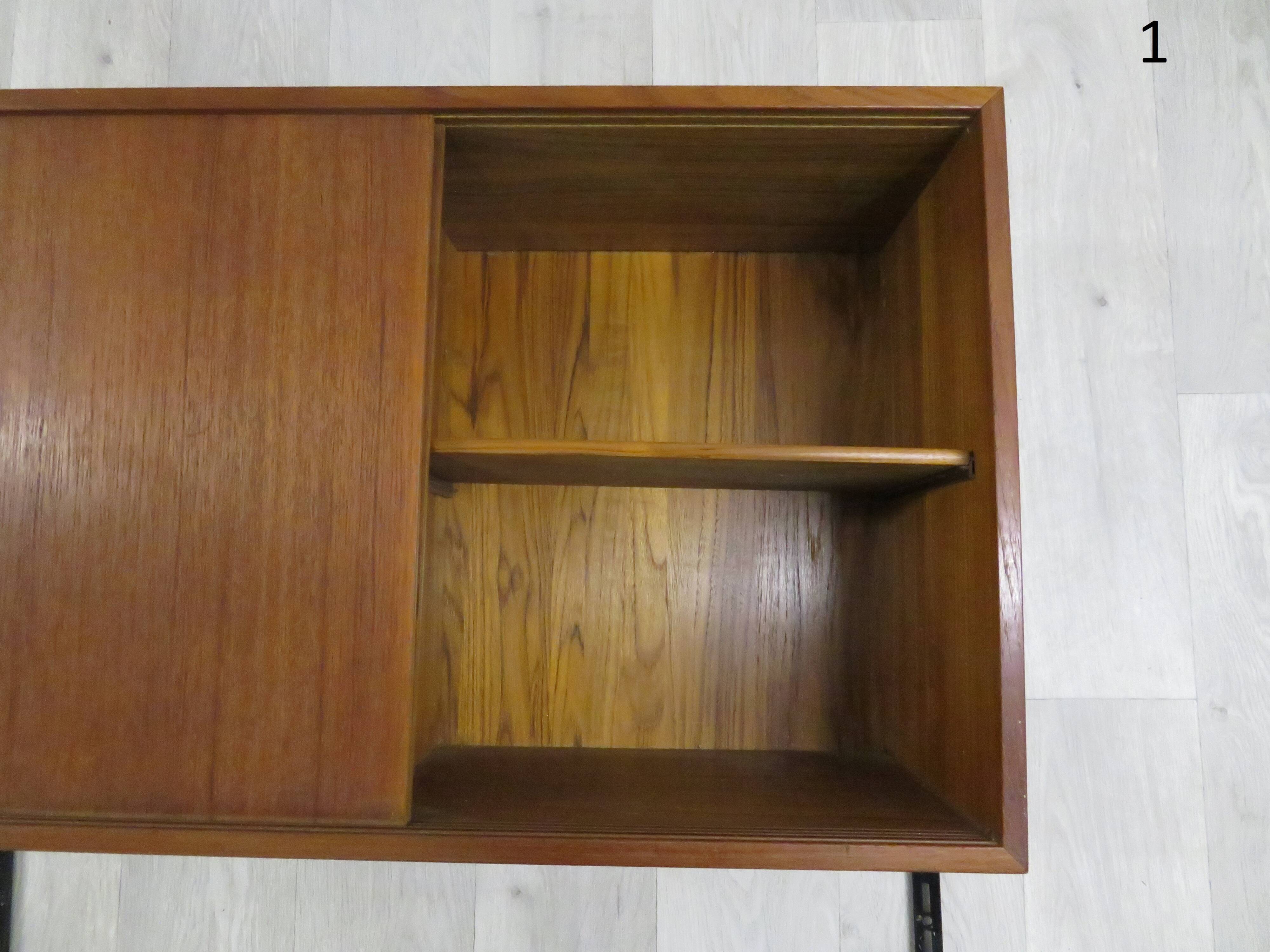Kai Kristiansen vintage teak shelf modular system for FM Mobler