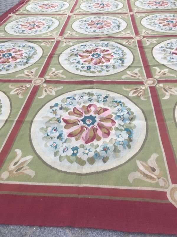Carpet style woven Aubusson hand 240 X 315 CM