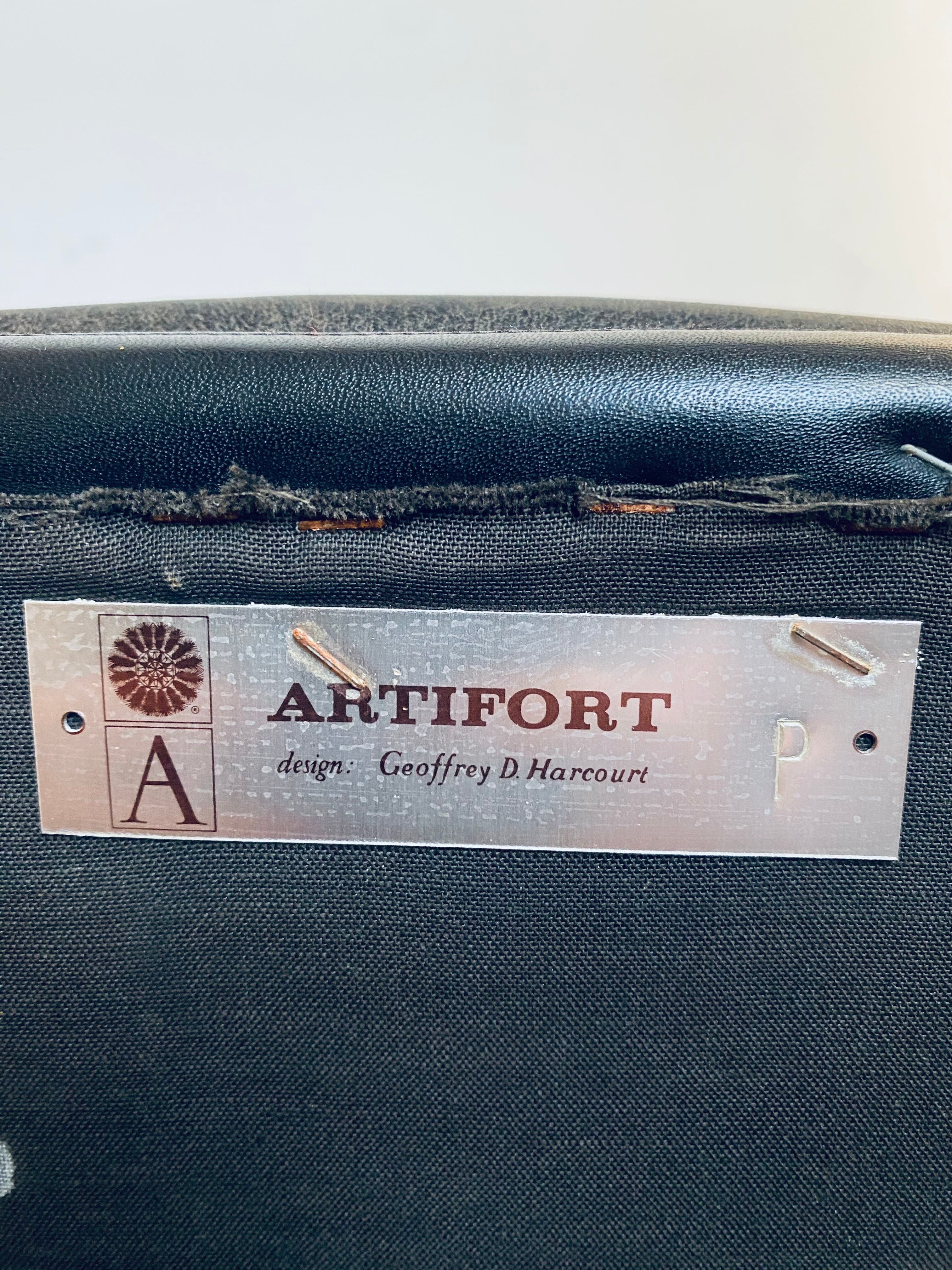 office chair by Geoffrey D.Harcourt for Artifort