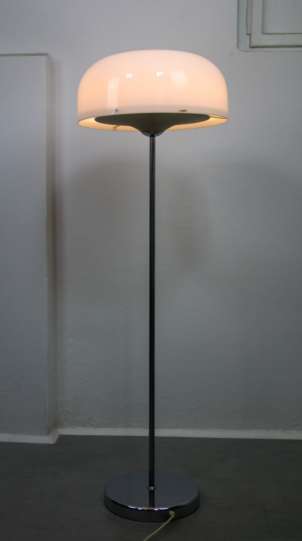 Lampadaire italien par Luigi Massoni pour Meblo