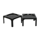 Pair of space age fiberglass coffee tables, Circa 1970
