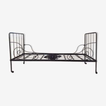 Old wrought iron bed