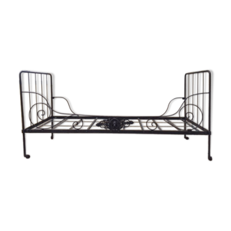 Old wrought iron bed