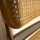 Paire de chaises cannées italiennes design Breuer