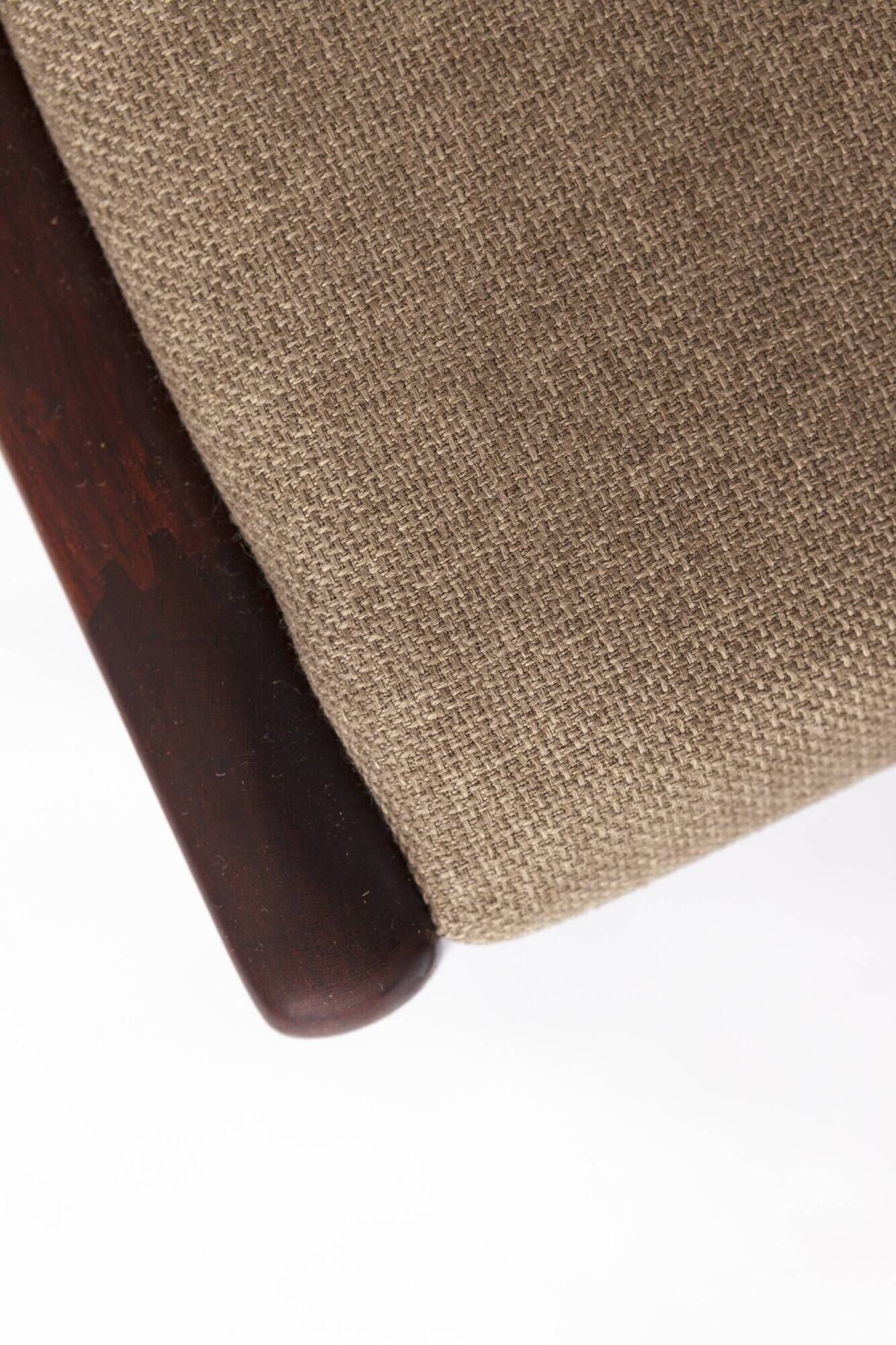 Set of 4 Vintage Teak Chairs | 1960s-70s Mid-Century Modern Seating | Wide