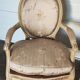 Old pair of Louis XVI style armchairs