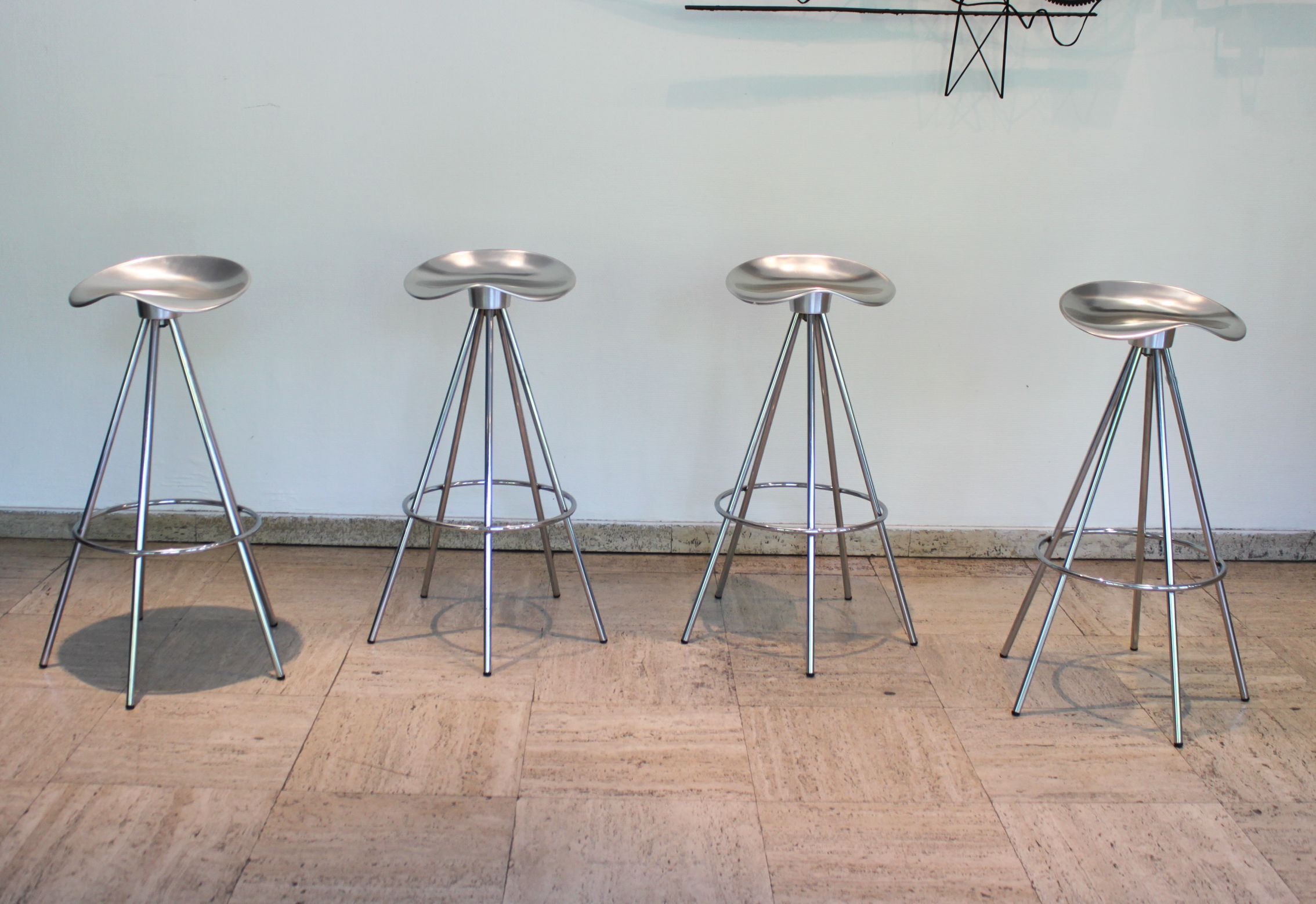 Jamaican high stools by Pepe Cortes for Amat, Spain, 90's.